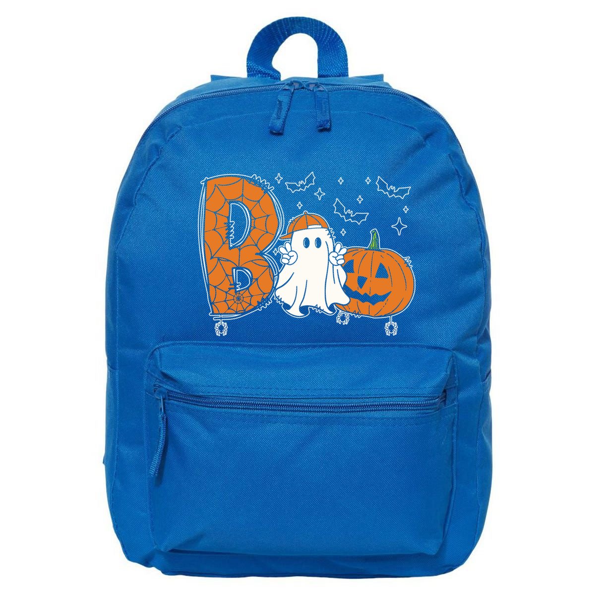 Cute Ghost Funny Ghost Boo Halloween Spooky Vibes Cute Gift 16 in Basic Backpack