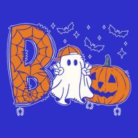 Cute Ghost Funny Ghost Boo Halloween Spooky Vibes Cute Gift 16 in Basic Backpack