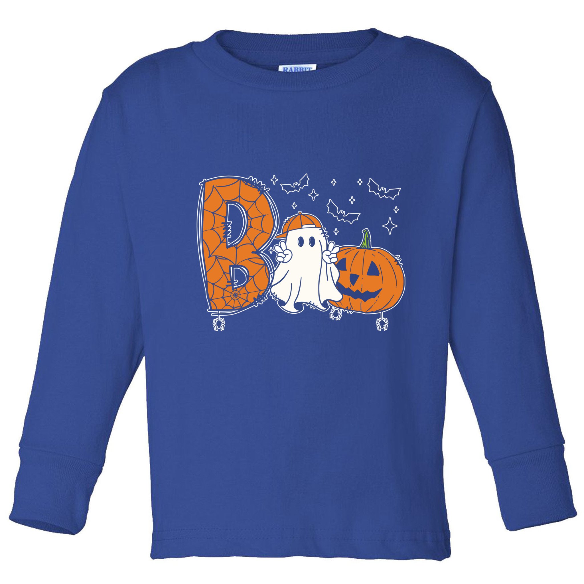 Cute Ghost Funny Ghost Boo Halloween Spooky Vibes Cute Gift Toddler Long Sleeve Shirt