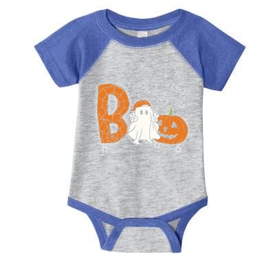 Cute Ghost Funny Ghost Boo Halloween Spooky Vibes Cute Gift Infant Baby Jersey Bodysuit