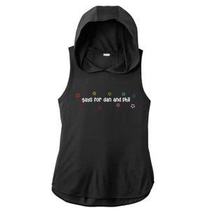 Court Gays For Dan And Phil Ladies PosiCharge Tri-Blend Wicking Draft Hoodie Tank