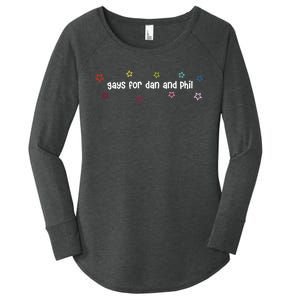 Court Gays For Dan And Phil Women's Perfect Tri Tunic Long Sleeve Shirt