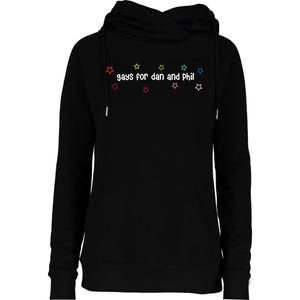 Court Gays For Dan And Phil Womens Funnel Neck Pullover Hood