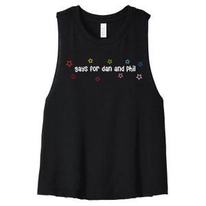 Court Gays For Dan And Phil Women's Racerback Cropped Tank