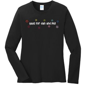 Court Gays For Dan And Phil Ladies Long Sleeve Shirt