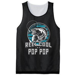 Cute Gift For Fathers Day Reel Cool Pop Pop Fishing Mesh Reversible Basketball Jersey Tank