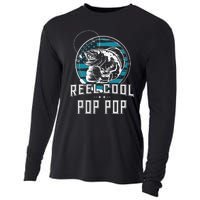 Cute Gift For Fathers Day Reel Cool Pop Pop Fishing Cooling Performance Long Sleeve Crew