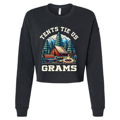 Cute Grams Family Matching Camping Cropped Pullover Crew