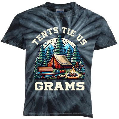 Cute Grams Family Matching Camping Kids Tie-Dye T-Shirt