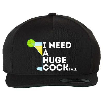 Cocktail Gag Gifts For Women I Need A Huge Cocktail Wool Snapback Cap