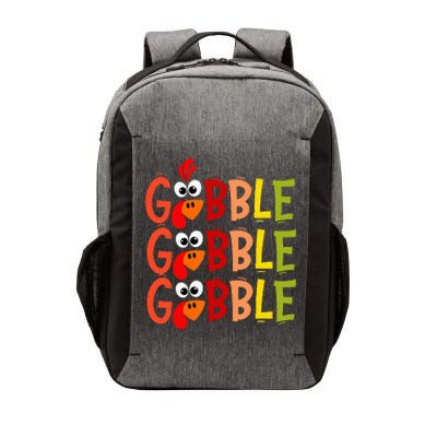 Cute Gobble Gobble Turkey Pilgrim Little  Thanksgiving Vector Backpack