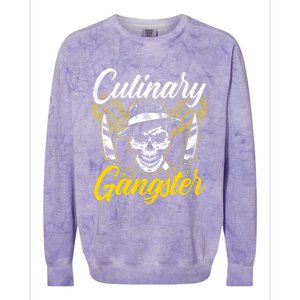 Culinary Gangster Gift Aspiring Chefs Chef Life Great Gift Colorblast Crewneck Sweatshirt