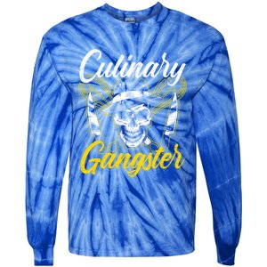 Culinary Gangster Gift Aspiring Chefs Chef Life Great Gift Tie-Dye Long Sleeve Shirt