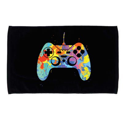 Colorful Gamer Graphic Gaming Controller Graphic Microfiber Hand Towel