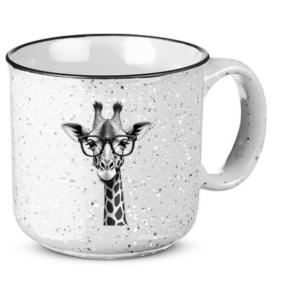 Cute Giraffe Graphic Casual Summer Funny Cool Animal Lover 15oz Campfire Ceramic Mug