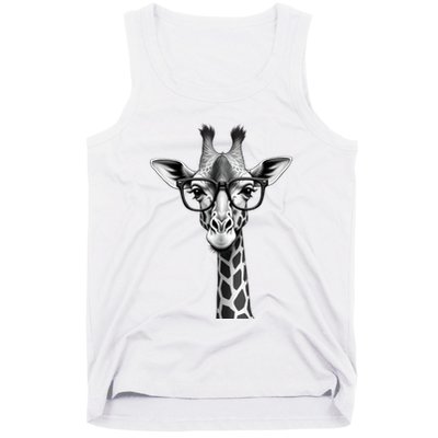 Cute Giraffe Graphic Casual Summer Funny Cool Animal Lover Tank Top