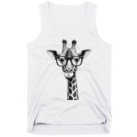 Cute Giraffe Graphic Casual Summer Funny Cool Animal Lover Tank Top