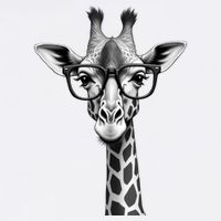 Cute Giraffe Graphic Casual Summer Funny Cool Animal Lover Tank Top