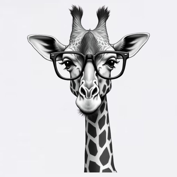 Cute Giraffe Graphic Casual Summer Funny Cool Animal Lover Tank Top