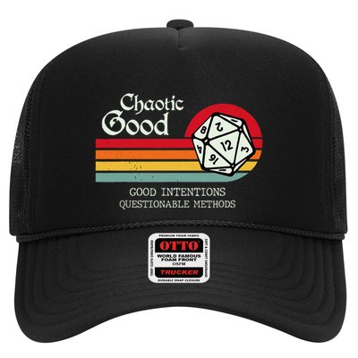 Chaotic Good Good Intentions Questionable Methods Trucker Hat