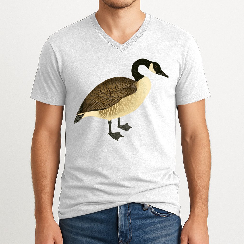 Canada Goose Gift Canadian Goose I Love Canada V-Neck T-Shirt