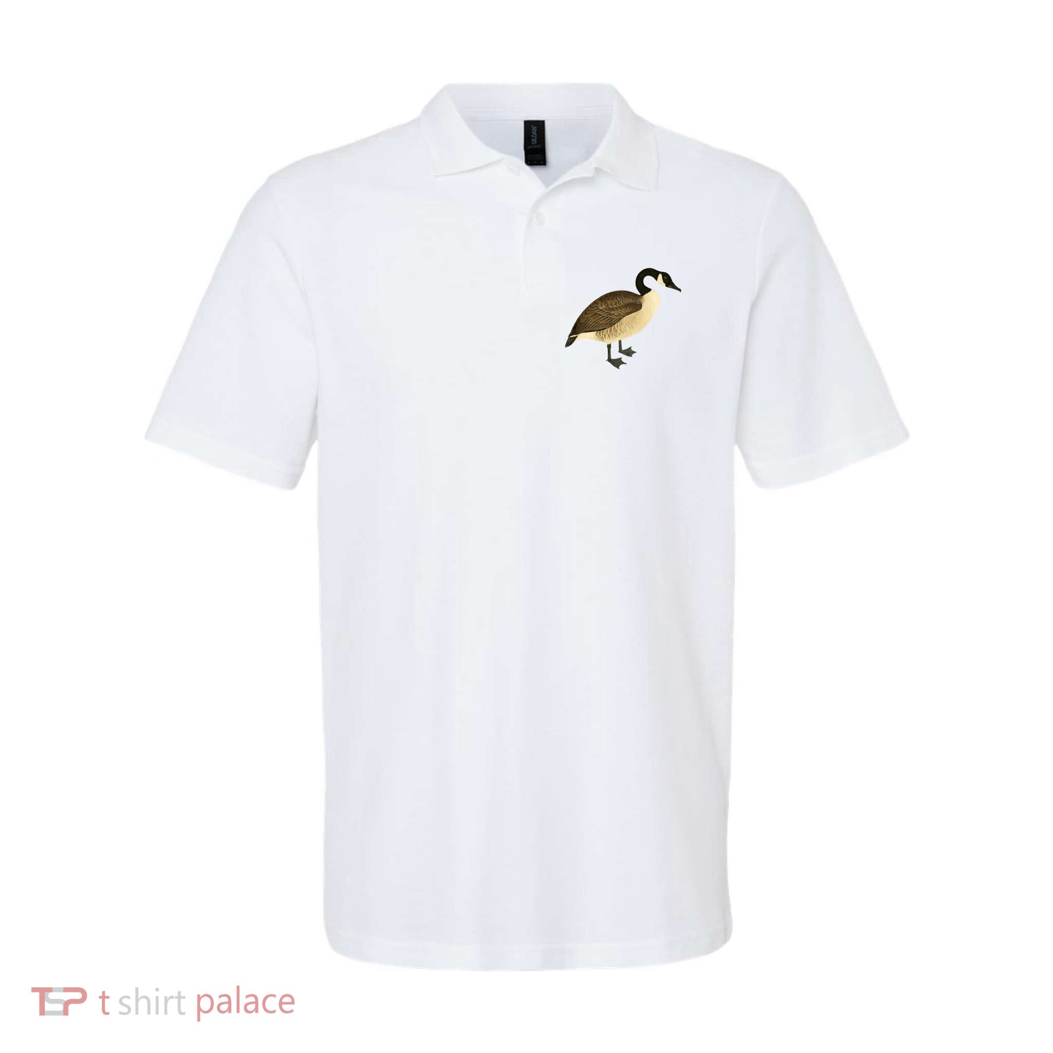 Canada Goose Gift Canadian Goose I Love Canada Polo