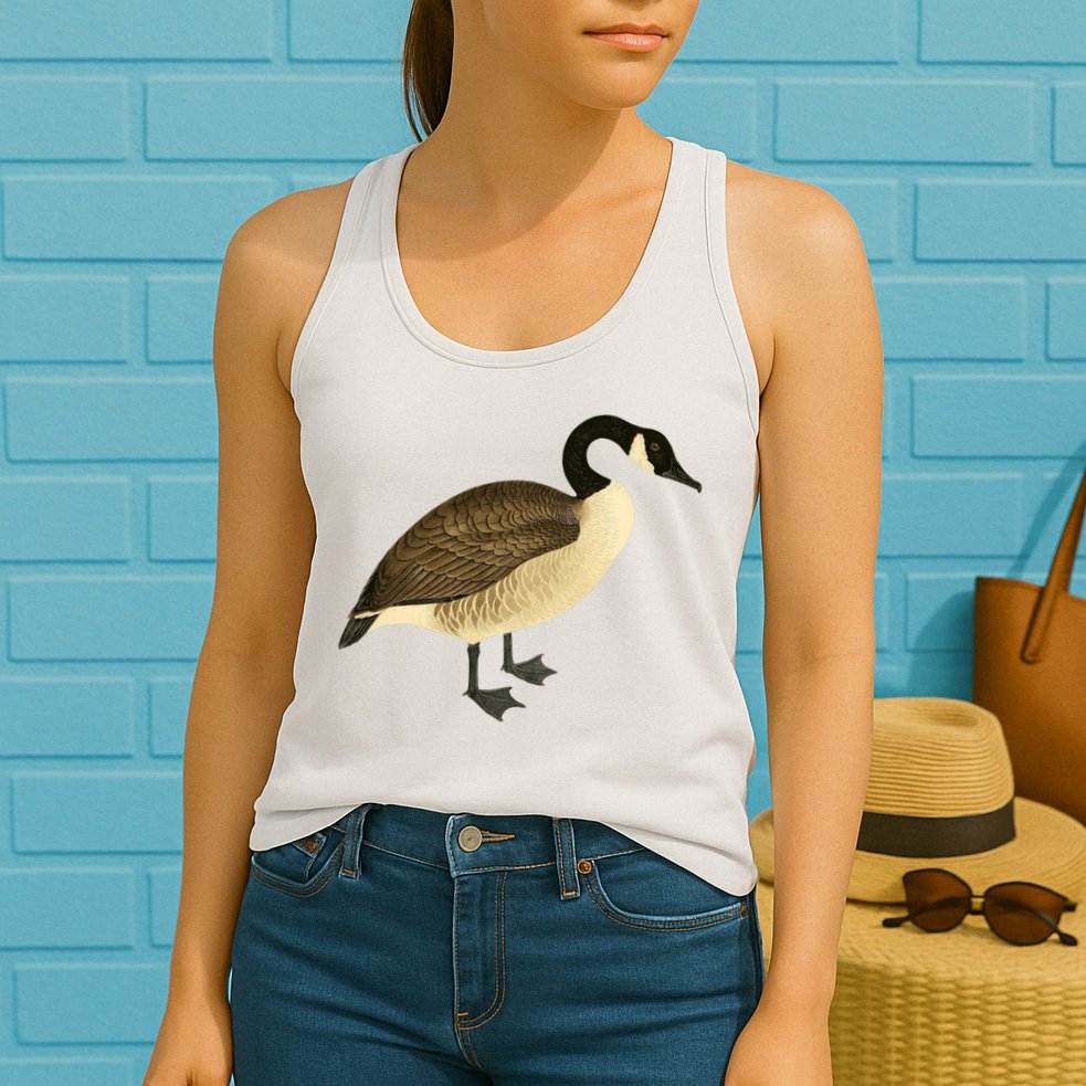 Canada Goose Gift Canadian Goose I Love Canada Womens Tank Top
