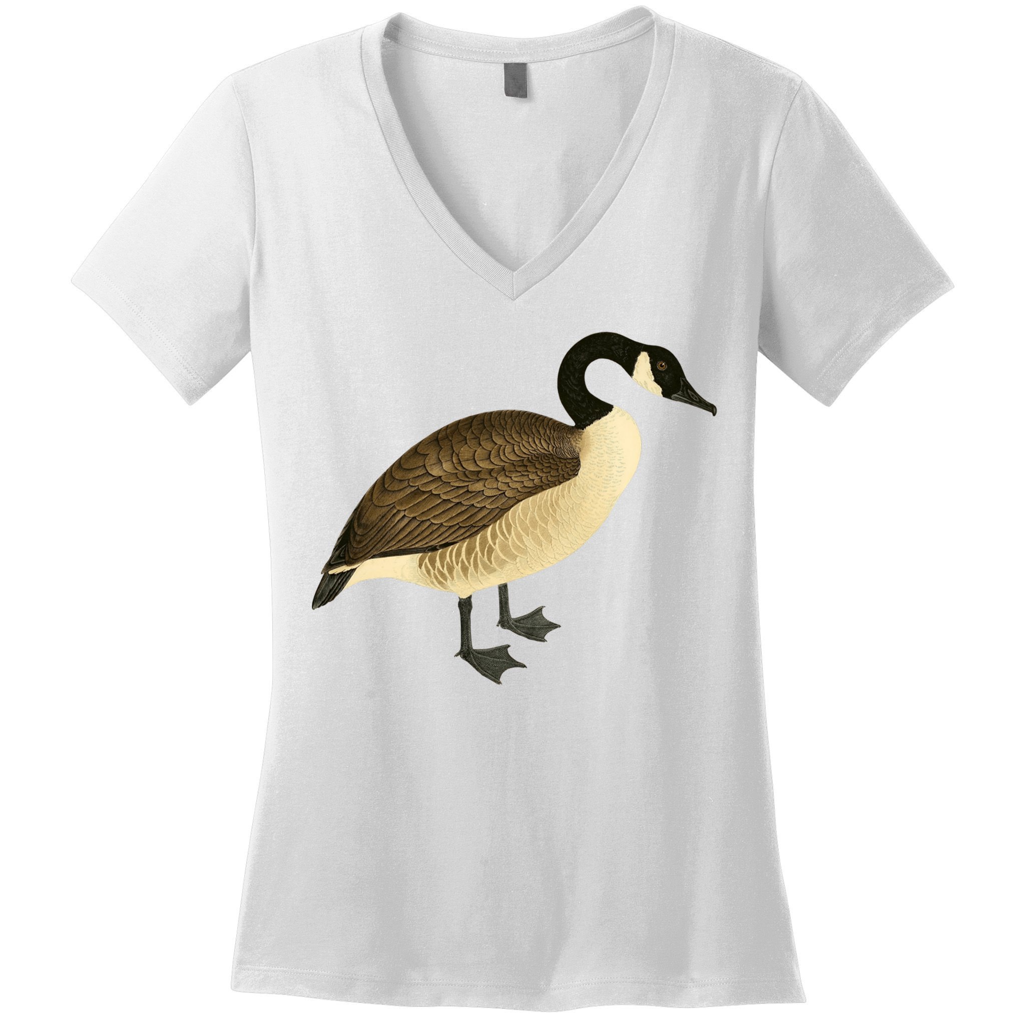 Canada Goose Gift Canadian Goose I Love Canada Women's V-Neck T-Shirt