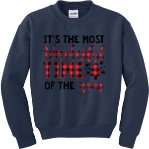 Christmas Great Gift Most Wonderful Time Of The Year Gift Kids Sweatshirt