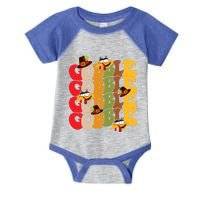 Cute Gobble Gobble Turkey Pilgrim Little Thanksgiving Gift Infant Baby Jersey Bodysuit