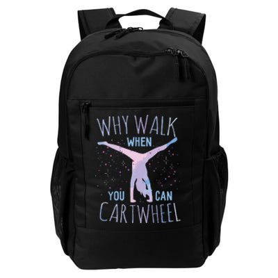 Cartwheel Gymnast Girl Classic Fit Tiedye Daily Commute Backpack