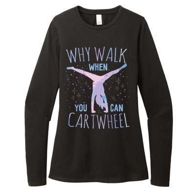 Cartwheel Gymnast Girl Classic Fit Tiedye Womens CVC Long Sleeve Shirt