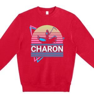 Charon Greek God Ancient Greek Mythology Premium Crewneck Sweatshirt