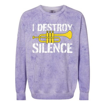 Cool Guitar Gift For Acoustic Guitarist Band Music Colorblast Crewneck Sweatshirt