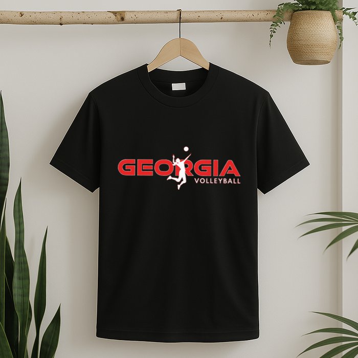 Court Game Ga Team Atlanta Georgia Volleyball Player T-Shirt
