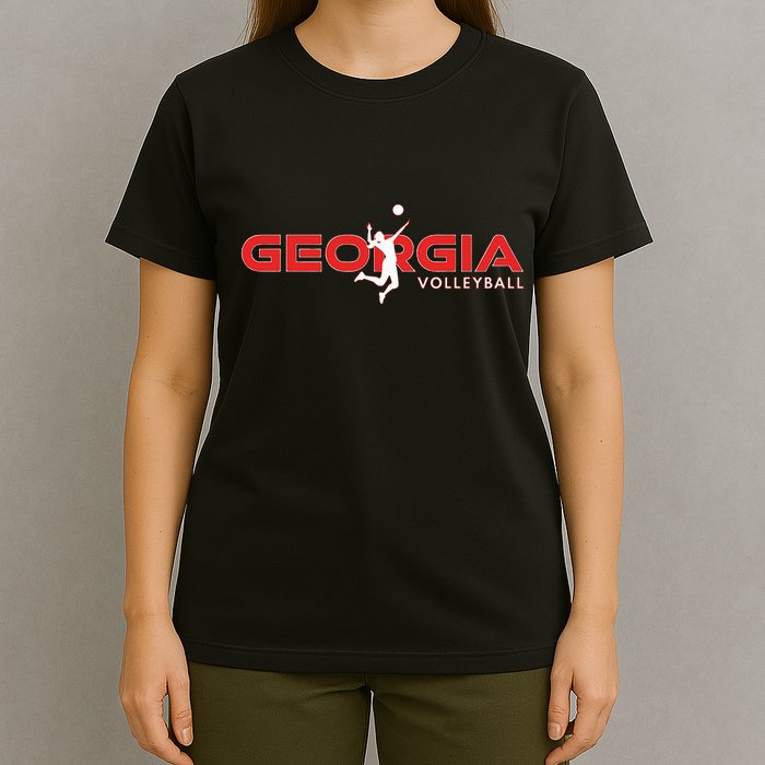 Court Game Ga Team Atlanta Georgia Volleyball Player T-Shirt