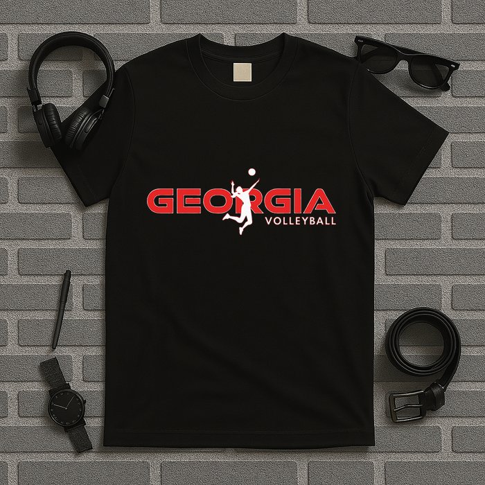 Court Game Ga Team Atlanta Georgia Volleyball Player T-Shirt