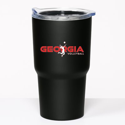 Court Game Ga Team Atlanta Georgia Volleyball Player Tumbler