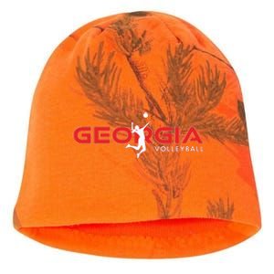 Court Game Ga Team Atlanta Georgia Volleyball Player Kati - Camo Knit Beanie