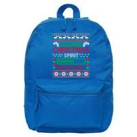 Christmas Gaming Gift Loading Christmas Spirit For Gamer Ugly Great Gift 16 in Basic Backpack