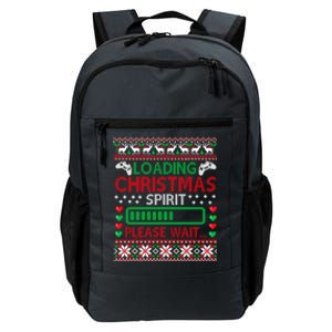 Christmas Gaming Gift Loading Christmas Spirit For Gamer Ugly Great Gift Daily Commute Backpack