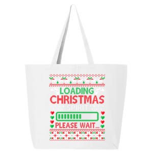 Christmas Gaming Gift Loading Christmas Spirit For Gamer Ugly Great Gift 25L Jumbo Tote