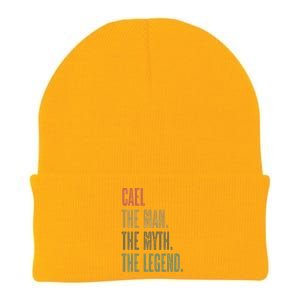 Cael Great Gift The The Myth The Legend Funny Great Gift Name Gift Knit Cap Winter Beanie