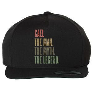 Cael Great Gift The The Myth The Legend Funny Great Gift Name Gift Wool Snapback Cap