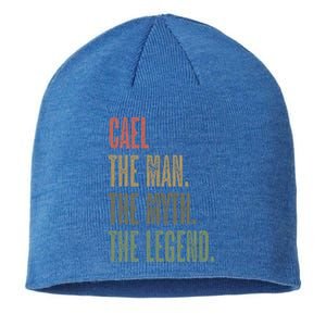 Cael Great Gift The The Myth The Legend Funny Great Gift Name Gift Sustainable Beanie