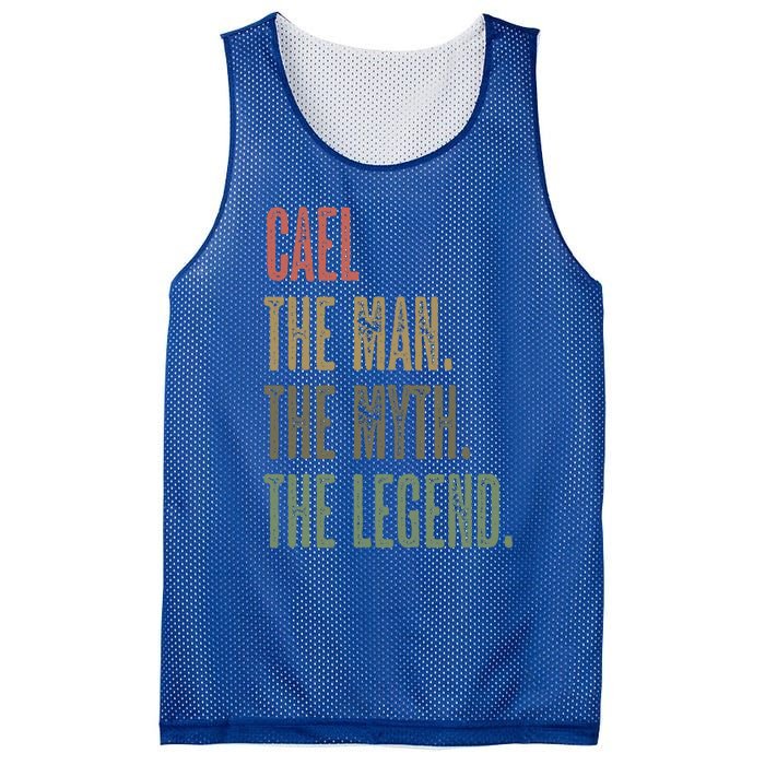 Cael Great Gift The The Myth The Legend Funny Great Gift Name Gift Mesh Reversible Basketball Jersey Tank