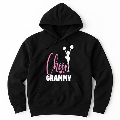 Cheer Grammy Grandma Cheerleader Grandmother Nana Hearts Hoodie