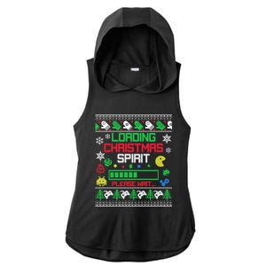 Christmas Gaming Gift Loading Christmas Spirit For Gamer Ugly Meaningful Gift Ladies PosiCharge Tri-Blend Wicking Draft Hoodie Tank