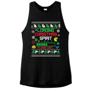 Christmas Gaming Gift Loading Christmas Spirit For Gamer Ugly Meaningful Gift Ladies PosiCharge Tri-Blend Wicking Tank