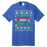 Christmas Gaming Gift Loading Christmas Spirit For Gamer Ugly Meaningful Gift Tall T-Shirt